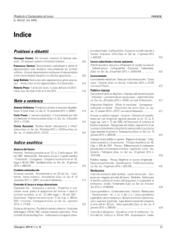 Indice - Guida al Lavoro