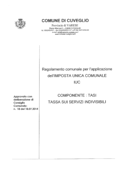 Cuveglio – Tasi Regolamento (PDF)