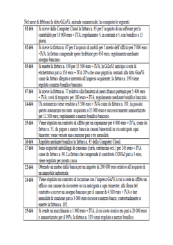 Prime scritture in partita doppia