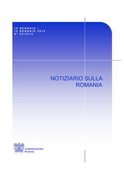 Notiziario 10-15 Gennaio 2014