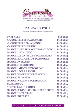 PASTA FRESCA - Casoncello Pink