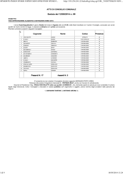 delibera 69 del 12 agosto 2014