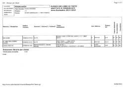 libri di testo a.s. 2014/2015