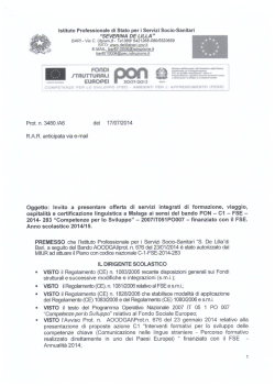 Istituto Professionale di Stato per i Servizi Socio-Sanitari