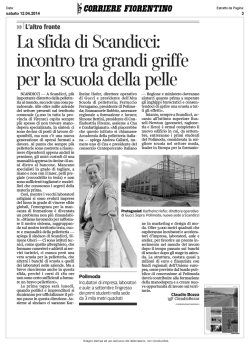 La sfida cli Scandicci: per la scuola
