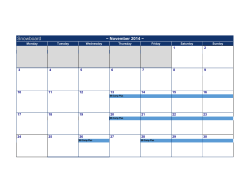 SB 2014-Calendar.xlsx - Northstar California
