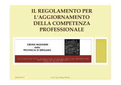 Dispense - Ordine degli Ingegneri della Provincia di Bergamo