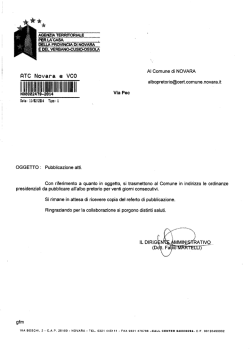 documento - Comune di Novara