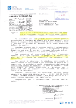 nota Terna Rete Italia - Comune di Trevignano