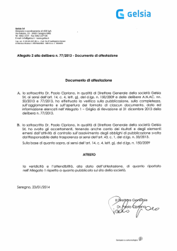 Documento di attestazione