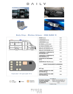Daily Citys - Minibus Urbano - CNG EURO VI