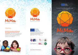 MiMa leaflet ITALIA - Dipartimento di Matematica e Informatica