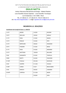 Incarichi a.s. 2014-15