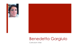 Benedetta Gargiulo - Confcommercio Trieste