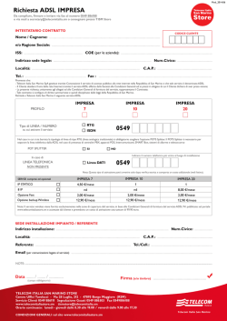 ADSL Impresa - Telecom Italia San Marino SpA