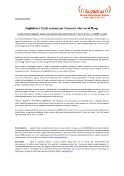 Guglielmo e DQuid assieme per il mercato Internet of Things