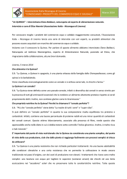 Intervista del mese - Associazione Italia
