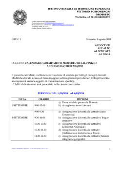download calendario adempimenti inizio A.S 2014/2015