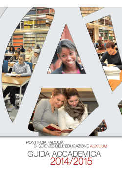 Guida accademica 2014-2015