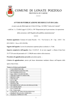 GUESP ALBO WEB - Comune di Lonato Pozzolo