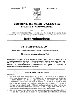 COMUNE DI VIBO VALENTIA