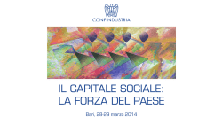Il capitale sociale