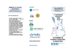 Grave ipotermia pediatrica. Management nell