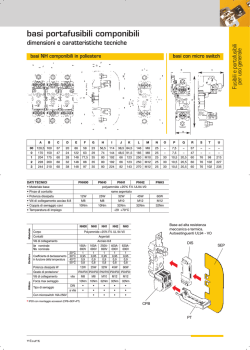 Dimensioni e caratteristiche tecniche