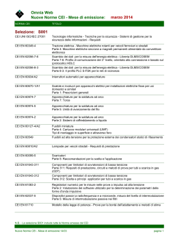 Elenco norme CEI