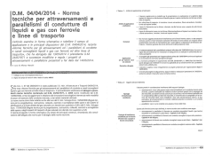 DM 04/04/2014 - Norme tecniche per attraversamenti e parallelismi