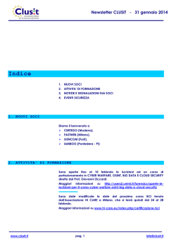 Newsletter Clusit