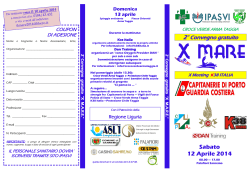Programma e Brochure iscrizione Convegno XMARE 2014