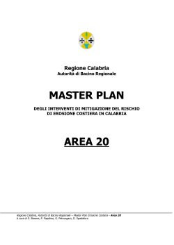 Area 20 - Regione Calabria