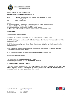 Carta intestata - Ordine degli Ingegneri della Provincia di Padova