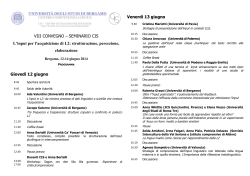 Programma - Associazione Italiana di Linguistica Applicata
