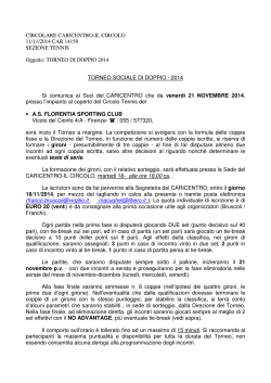 CIRCOLARE CARICENTRO-IL CIRCOLO 11/11/2014 CAR 14159