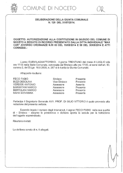 DEL GC 129-20141 - Comune di Noceto