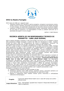 Presentazione progetto - Ordine degli Assistenti Sociali del Veneto
