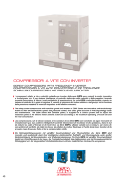 COMPRESSORI A VITE CON INVERTER