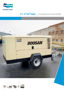 11-17 m³/min | Compressori portatili