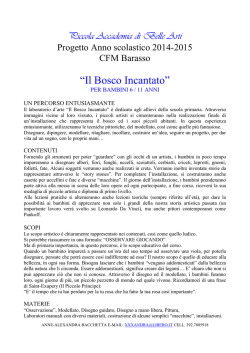 Il Bosco Incantato - Per bambini da 6 a 11 anni