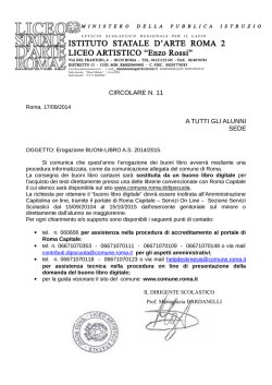 File PDF con la circolare n.11 - Roma