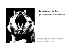 Diventiamo pericolosi