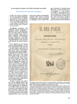 Il bel Paese di Antonio Stoppani
