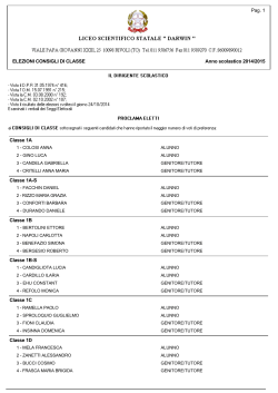 eletti alunni e genitori CDC 2014-15