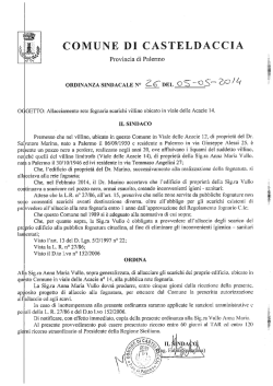 I il? CAS - Comune di Casteldaccia