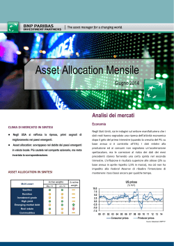 Asset Allocation Mensile - BNP Paribas Investment Partners