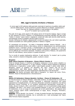 Grande affluenza alla XIII edizione di Invito a palazzo