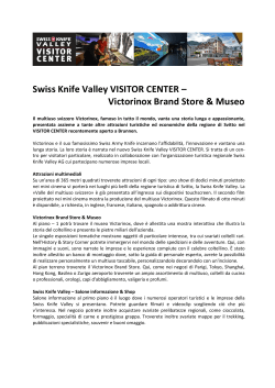 Swiss Knife Valley VISITOR CENTER – Victorinox Brand Store