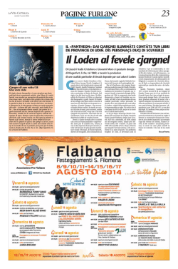Il Loden al fevele cjargnel